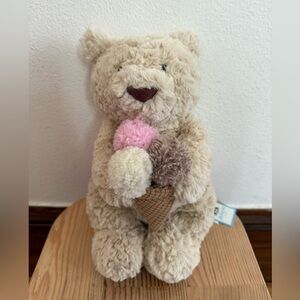 Jellycat Oatus Bear with Ice Cream *NYC Exclusive*